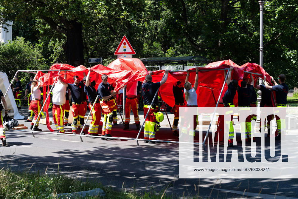 Tens of thousands of people take part in techno parade Rave the Planet Loveparade founder Dr Motte is the organizer Street of June 17 in the Great Tiergarten Muth Medical is on site