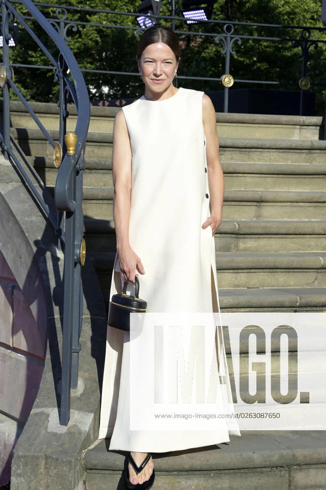 Hannah Herzsprung at the BMW X Staatsoper Unter den Linden event at the event Staatsoper für alle with Don Carlo as live broadcast on Bebelplatz Berlin, 08 07 2023 Foto:xF.xFuturexImage