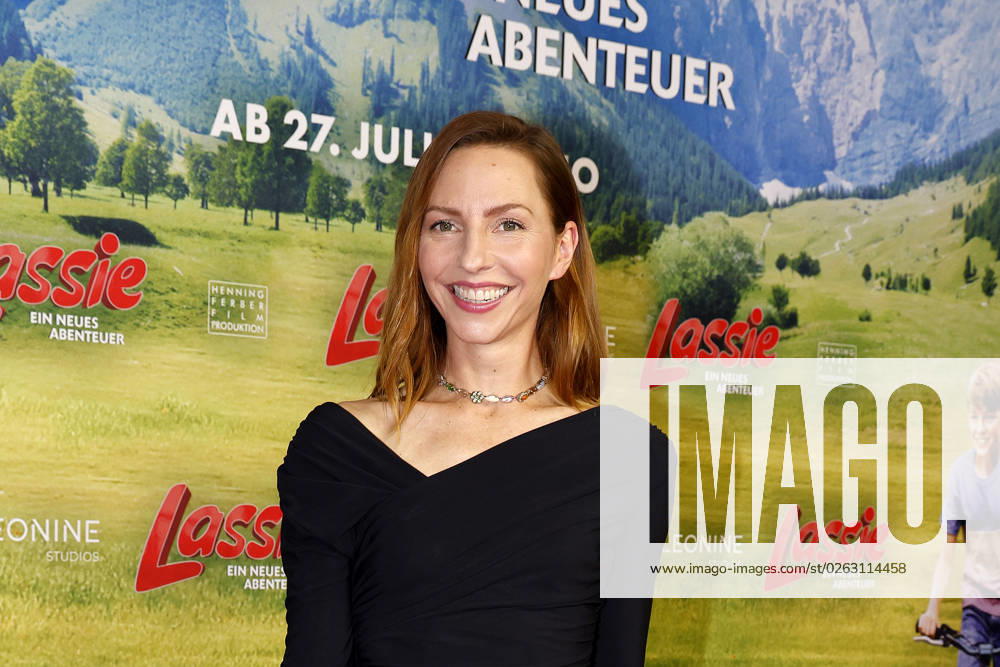 Katharina Schuettler at the Lassie A New Adventure movie premiere on 9 06 2023 in Berlin Lassie movie premiere in Berlin