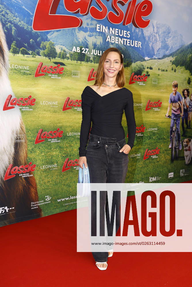 Katharina Schuettler at the Lassie A New Adventure movie premiere on 9 06 2023 in Berlin Lassie movie premiere in Berlin