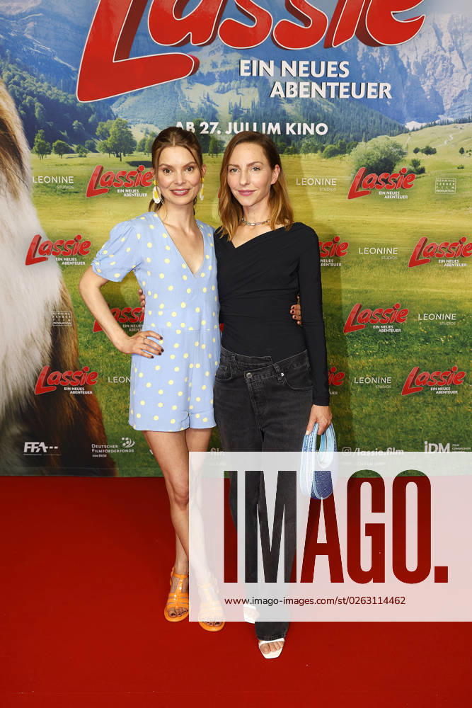 Maike Juettendonk and Katharina Schuettler at the Lassie A New Adventure movie premiere on 9 06 2023 in Berlin Lassie movie premiere in Berlin