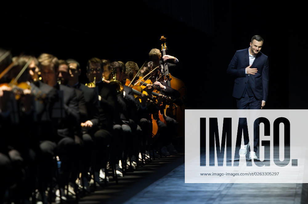 Paris Mens Fashion Week - Dior Runway Fashion designer Raf Simons after the Dior Homme Menswear Fall Winter 2015 2016 collection presentation held at Tennis Club de Paris, in Paris, France, on January 24, 2015. Photo by Thierry Orban ABACAPRESS.COM? Paris France