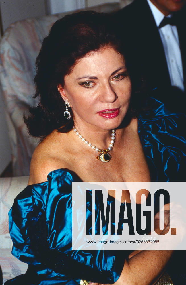 Soraya Esfandiary-Bakhtiary, auch Soraya Esfandiari-Bachtiari, geboren im Iran, von 1951-1958 zweite Ehefrau des Schahs Mohammad Reza Pahlavi, hier auf einem Event, circa 1996.