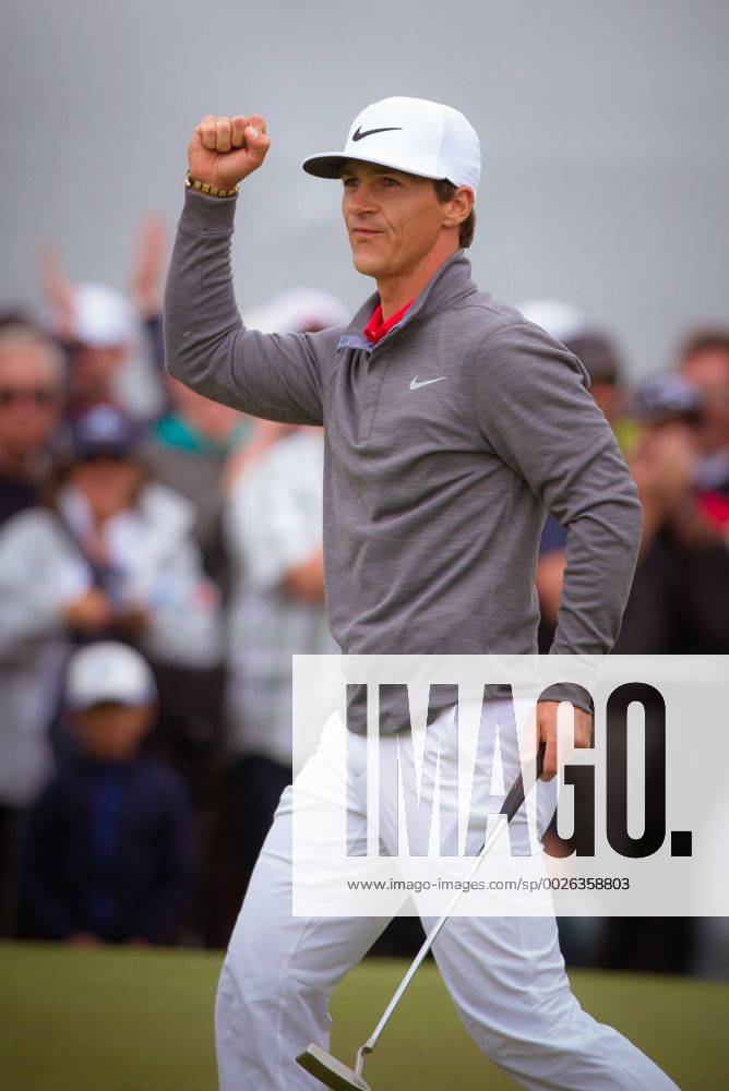 MELBOURNE, VIC - NOVEMBER 27: Thorbjorn Olesen of Denmark sinks his putt and wins the ISPS HANDA World Cup of Golf on the final day of the ISPS HANDA World Cup of Golf on November 27, 2016, at Kingston Heath Golf Club in Melbourne, Australia. (Photo by Jason Heidrich Icon Sportswire) GOLF: NOV 27 World Cup of Golf - Final Round Icon161127096