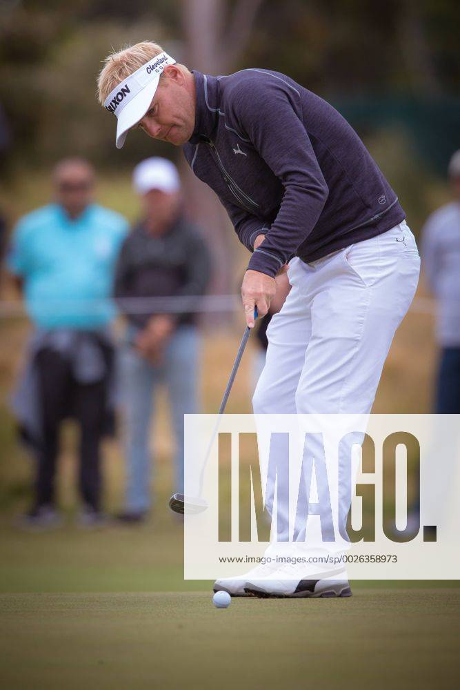 MELBOURNE, VIC - NOVEMBER 27: Soren Kjeldsen of Denmark strikes the ball on the final day of the ISPS HANDA World Cup of Golf on November 27, 2016, at Kingston Heath Golf Club in Melbourne, Australia. (Photo by Jason Heidrich Icon Sportswire) GOLF: NOV 27 World Cup of Golf - Final Round Icon161127083