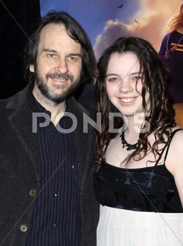 Peter jackson and daughter katie jackson .the lovely bones los angeles premiere.held at grauman's chinese theatre.hollywood.california.7 12 09 celebrity, hollywood, red carpet, fashion, style, movie star, tv star, photo call