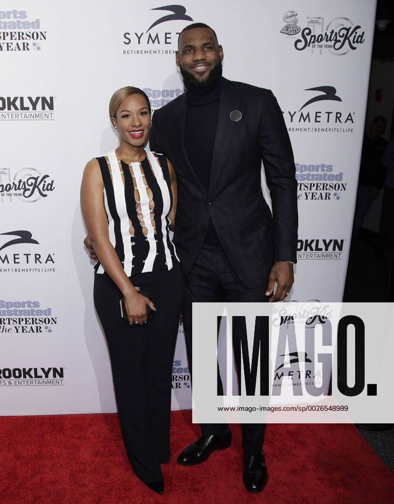 LeBron James and Savannah Brinson arrive on the red carpet at the Sports Illustrated Sportsperson of the Year Ceremony 2016 at Barclays Center on December 12, 2016 in New York City. LeBron James was honored as the 2016 Sports Illustrated Sportsperson of the Year alongside special guest Michael Phelps and 2016 Sports Illustrated Muhammad Ali Legacy Award Winners Kareem Abdul-Jabbar, Jim Brown and Bill Russell. NYP20161212140 JOHNxANGELILLO