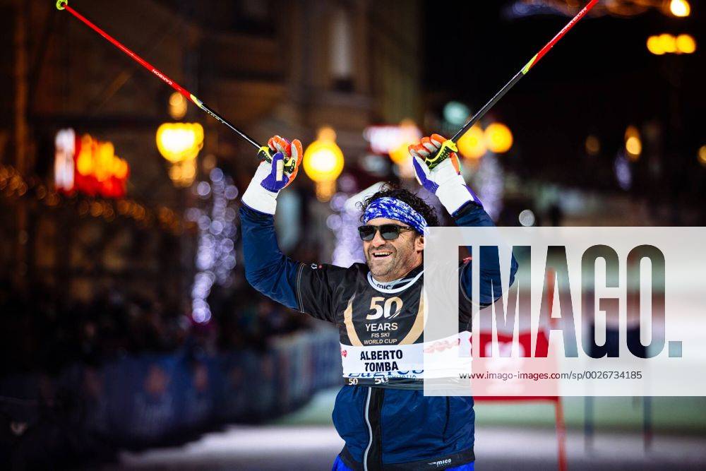 Zagreb, Croatia - Alberto Tomba during ski race winners of the FIS World Cup on the slopes of the Zagreb cathedral to the square Ban Jelacic Square, in Zagreb, Croatia, on January 4, 2017. FIS World Cup 2017 - ZUMAn230 20170104_zaa_n230_179