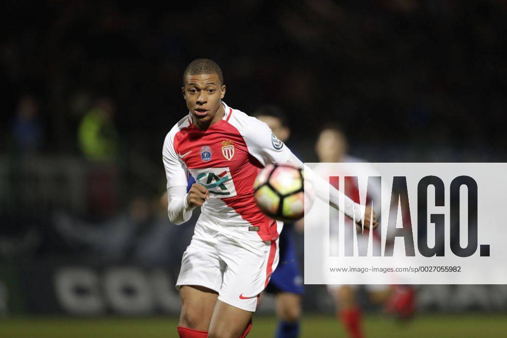 Kylian Lottin Mbappe (Monaco) FOOTBALL : FC Chambly vs AS Monaco - Coupe de France - 01 02 2017 GwendolineLeGoff Panoramic