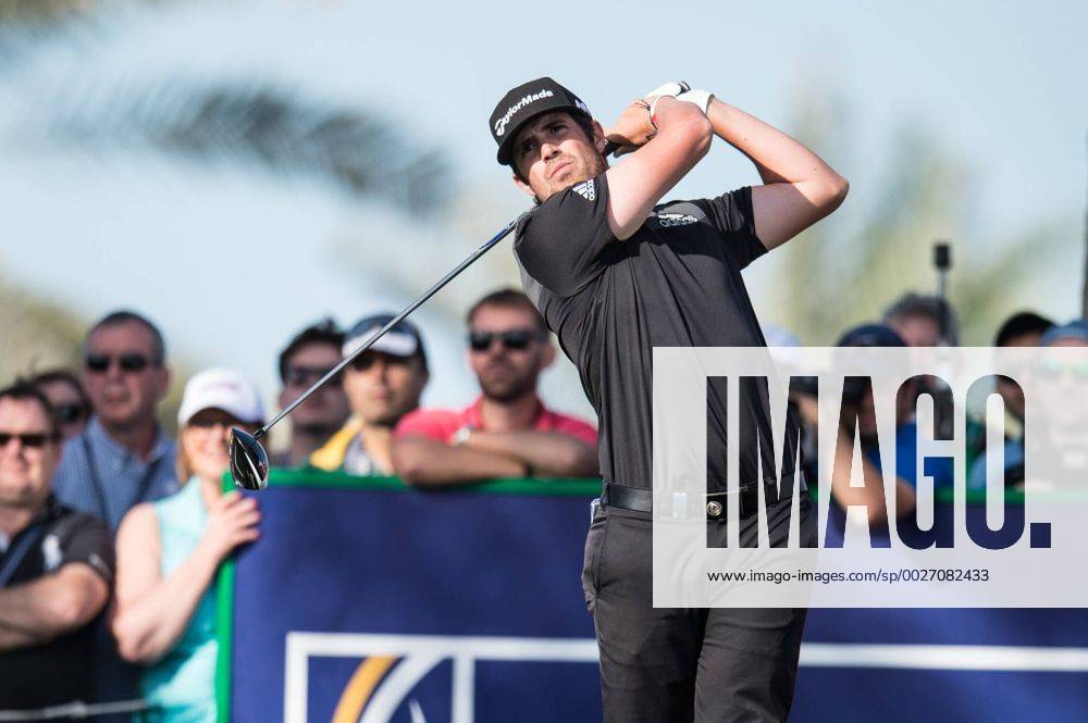 Nacho Elvira of Spain in action during the PGA Golf Herren European Tour Dubai Desert Classic Tournament Day 3 at the Emirates Golf Club, Dubai, UAE on 4 February 2017.