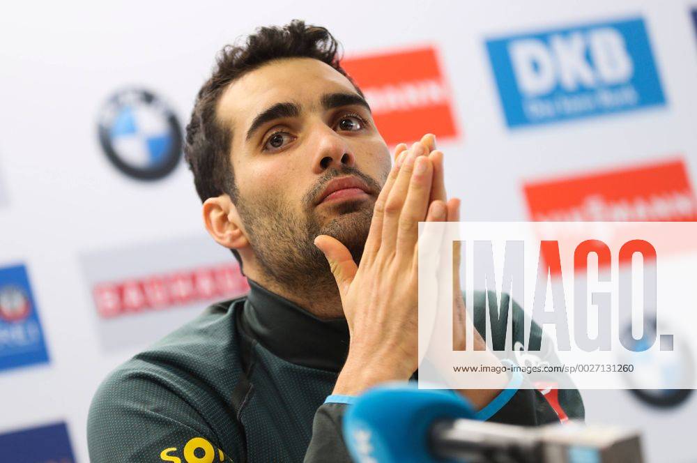 BIATHLON - IBU World Championships Hochfilzen HOCHFILZEN,AUSTRIA,07.FEB.17 - BIATHLON - IBU World Championships, press conference PK Pressekonferenz team FRA men. Image shows Martin Fourcade (FRA). GEPAxpictures xPhilippxBrem