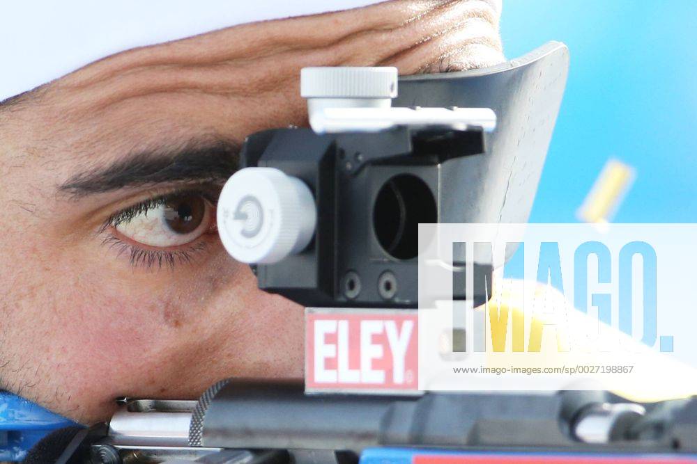 BIATHLON - IBU World Championships Hochfilzen HOCHFILZEN,AUSTRIA,12.FEB.17 - BIATHLON - IBU World Championships, 12,5km pursuit, men. Image shows a feature with Martin Fourcade (FRA). GEPAxpictures xMathiasxMandl