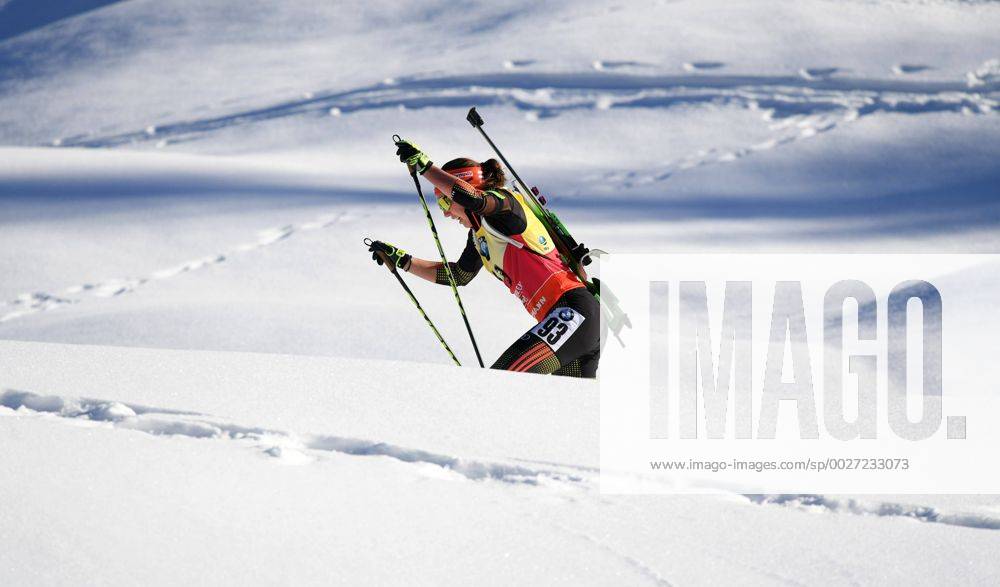 Biathlon 15.02.2017 IBU Weltmeisterschaften Hochfilzen AUT 15 km Individuell Einzel Damen Frauen Siegerin Laura DAHLMEIER GER