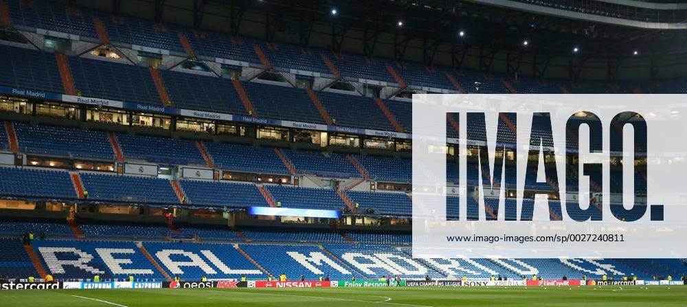 Spalti stands Madrid 15-02-2017 Stadio Santiago Bernabeu Football Calcio UEFA Champions League 2016 2017 Round of 16, 1st leg Real Madrid vs. SSC Napoli cesarexpurini