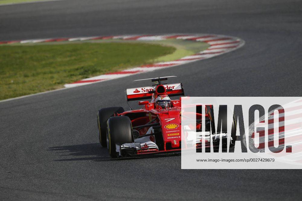Kimi Raikkonen of Finland and Scuderia Ferrari during the Formula 1 Pre-Season Test 2017 at Circuit de Barcelona-Catalunya, Barcelona, Spain on 28 February 2017.