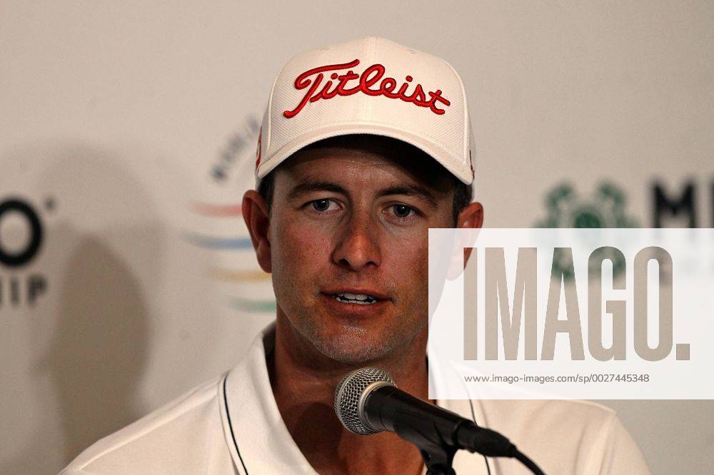 Australian golfer Adam Scott speaks during a press conference PK Pressekonferenz before the Mexico Golf Championship at the Chapultepec Club in Mexico City, Mexico, 01 March 2017. The competition will be celebrated between the 2 and 5 March. MEXICO GOLF CHAMPIONSHIP !ACHTUNG: NUR REDAKTIONELLE NUTZUNG!