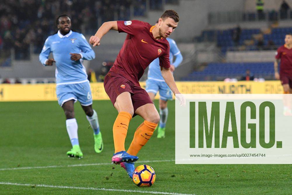 Edin Dzeko Roma Roma 01-03-2017 Stadio Olimpico Football Calcio Coppa Italia 2016 2017 Lazio - AS Roma - AndreaxStaccioli