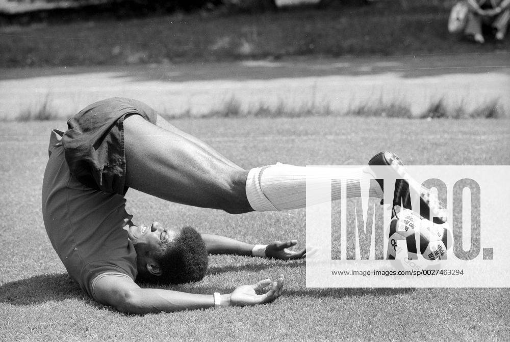 WM 1974, Nationalmannschaft Haiti in der Sportschule Grünwald, Ernst Jean Joseph