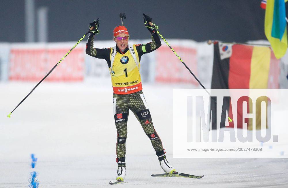 - SPORT BIATHLON - IBU WC Pyeongchang PYEONGCHANG,SOUTH KOREA,04.MAR.17 - BIATHLON - IBU World Cup, 10km pursuit, ladies. Image shows the rejoicing of Laura Dahlmeier (GER). GEPAxpictures xChristianxWalgram