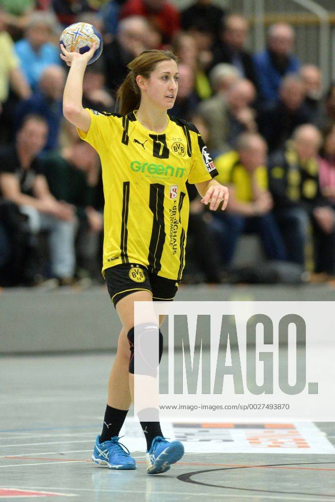 Nadja Zimmermann (Borussia Dortmund) -- Handball --- 1. Bundesliga Frauen --- HSG Bad Wildungen Vipers vs Borussia Dortmund (BVB) --- 04.03.2017, Bad Wildungen