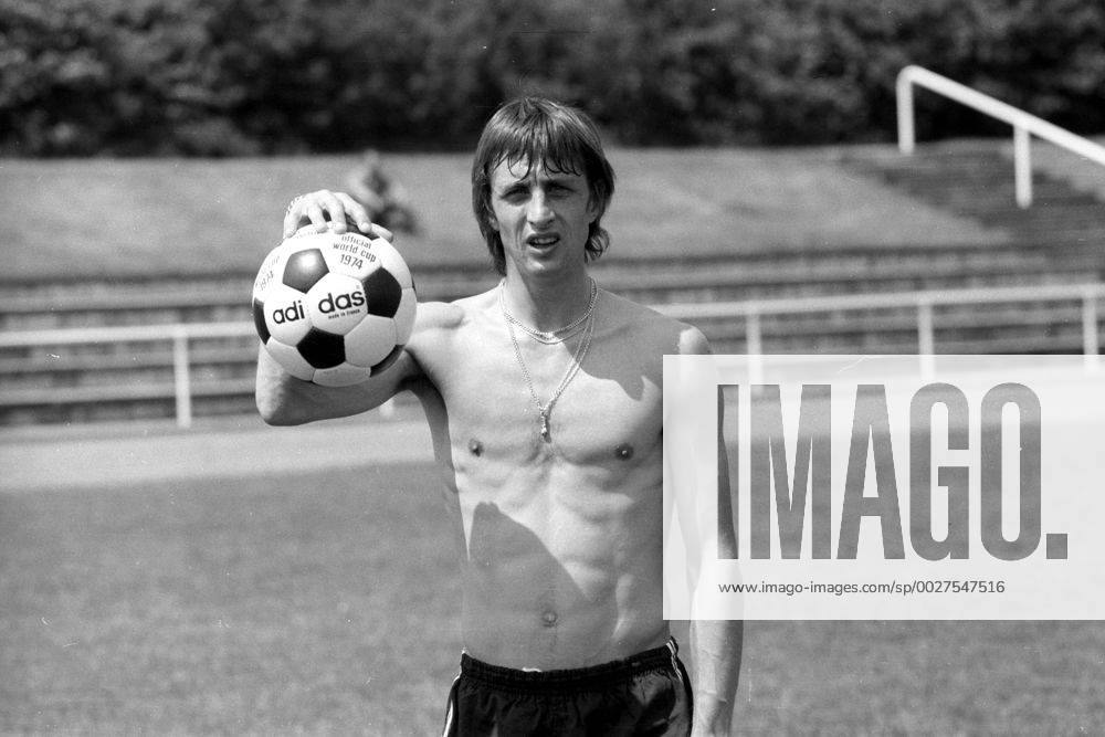 WM 1974, Nationalteam Niederlande in Hiltrup, Johan Cruijff