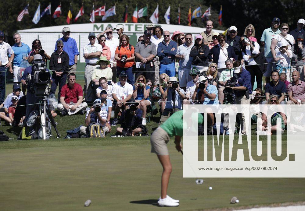 - SPORT Attendees watch Alexa Pano who wins the overall in the Drive, Chip & Putt Championship for Girls age 12-13 make a putt at the 2017 Masters Tournament at Augusta National Golf Club in Augusta, Georgia on April 2, 2017. AUG20170402117 JOHNxANGELILLO