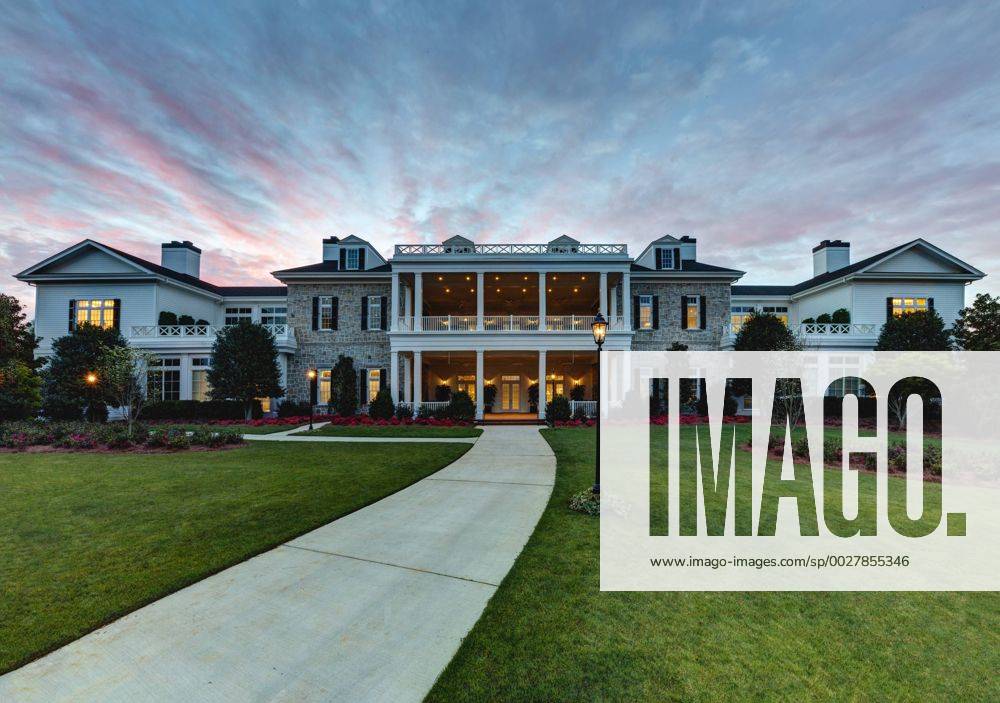 The sun rises behind the new Press Building at Augusta National Golf Club. The new facility boasts a state of the art Working Arena and Interview Room, expanded suites for television, radio and photographers, new gentlemen and ladies locker rooms and a full-service restaurant. AUG20170402143 MILLERxBROWN