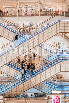 elevators at Le Bon Marche department store in Paris. paris, france, architecture, shop, department, store, skyline, french, furniture, look, luxury, picturesque, sight, trade, decor, elegant, people, purchase, sale, style, building, city, europe, fashion, historical, tourism, traditional, architectural, complex, bon, marche, parisian, rive, gauche, window, urban, capital, design, shopping, stairs, elevator, white, tile, decoration, bag, tax, free, luxe, goods