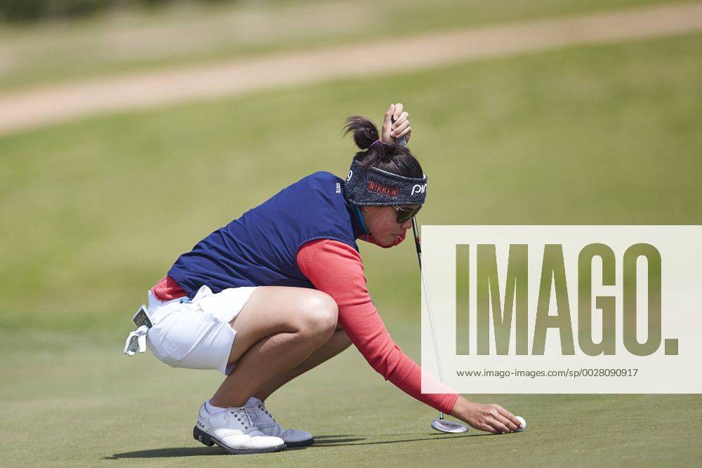 French golfer Isabelle Boineau during the first day of the Mediterranean Ladies Golf Open at Terramar Golf Club in Sitges, Barcelona, northeastern Spain, 20 April 2017. The tournament tuns until the upcoming 23 April. MEDITERRANEAN LADIES OPEN !ACHTUNG: NUR REDAKTIONELLE NUTZUNG!