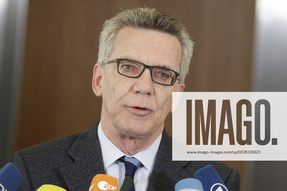 Bundesinnenminister Dr. Thomas de Maiziere, Berlin, Statement BM de Maiziere zur heutigen Festnahme eines Tatverdächtigen i.Z.m. dem Anschlag auf den Mannschaftsbus des BVB