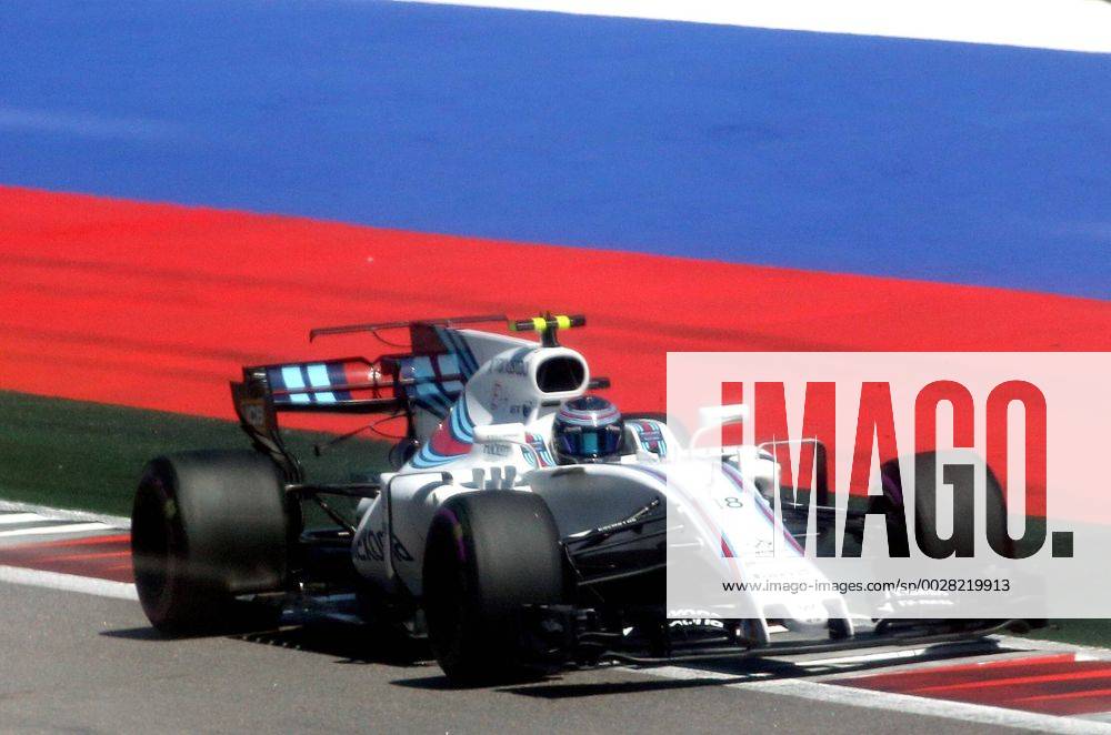 Williams Formula One Team driver Lance Stroll of Canada takes part in a practice session ahead of the 2017 Formula One Russian Grand Prix at the Sochi Autodrom racing circuit. Alexander Demianchuk TASS TS04A20E