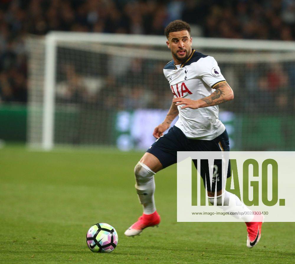 London, England, United Kingdom - Tottenham Hotspur s Kyle Walker during Premier League match between West Ham United against Tottenham Hotspur at The London Stadium, Queen Elizabeth II Olympic Park, London, Britain - 05 May 2017 West Ham United v Tottenham Hotspur - Premier League - ZUMAn230 20170505_zaa_n230_298