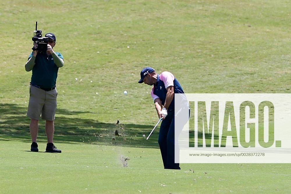Ponte Vedra Beach, Florida, United States - Sergio Garcia hits a fairway shot on the 9th hole during the second round of The PLAYERS Championship at TPC Sawgrass. Golf 2017: The PLAYERS Championship - Round 2 - ZUMAw109 20170512_zap_w109_046