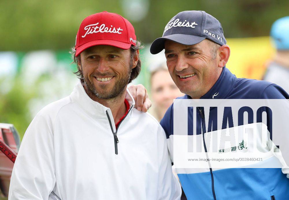 GOLF - Goesser Open MARIA LANKOWITZ,AUSTRIA,20.MAY.17 - GOLF - Goesser Open, GC Erzherzog Johann. Image shows Martin Wiegele and Markus Brier (AUT). GEPAxpictures xChristianxWalgram