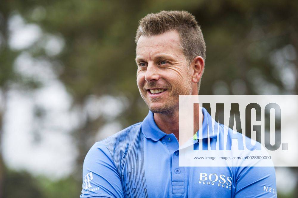 Henrik Stenson, Sverige efter en presskonferens inför Nordea Masters den 30 maj 2017 i Barsebäck.