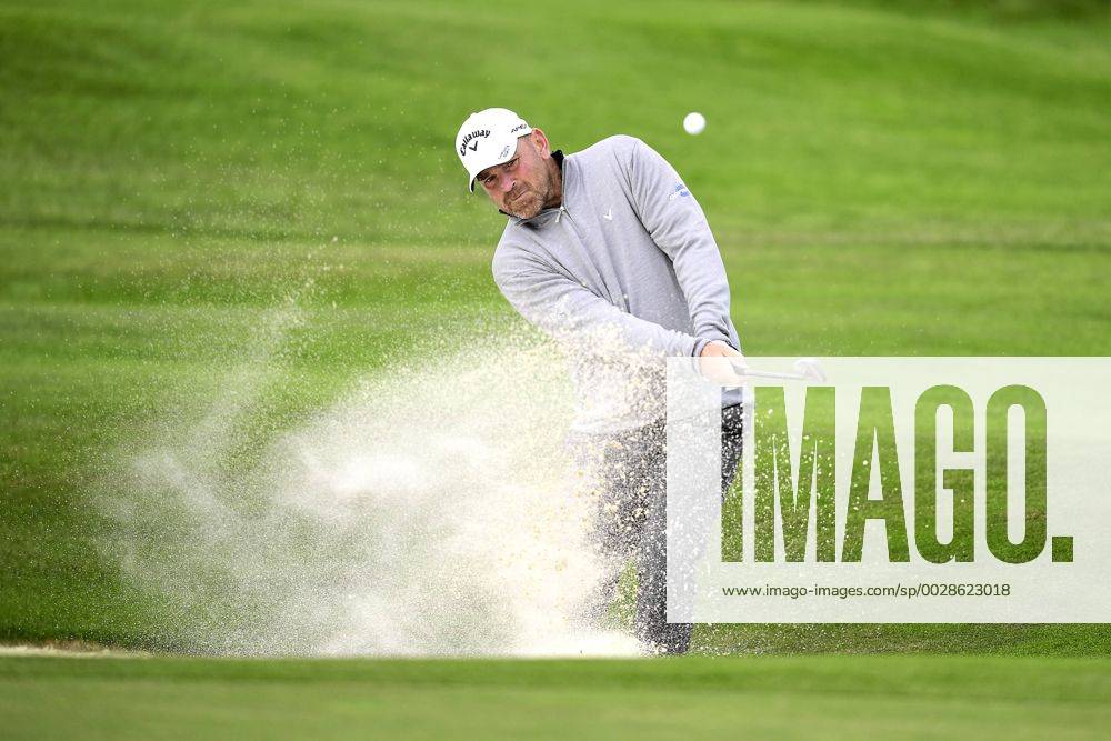 Thomas Björn, Danmark, under dag tva av golftävlingen Nordea Masters den 2 juni 2017 i Barsebäck.
