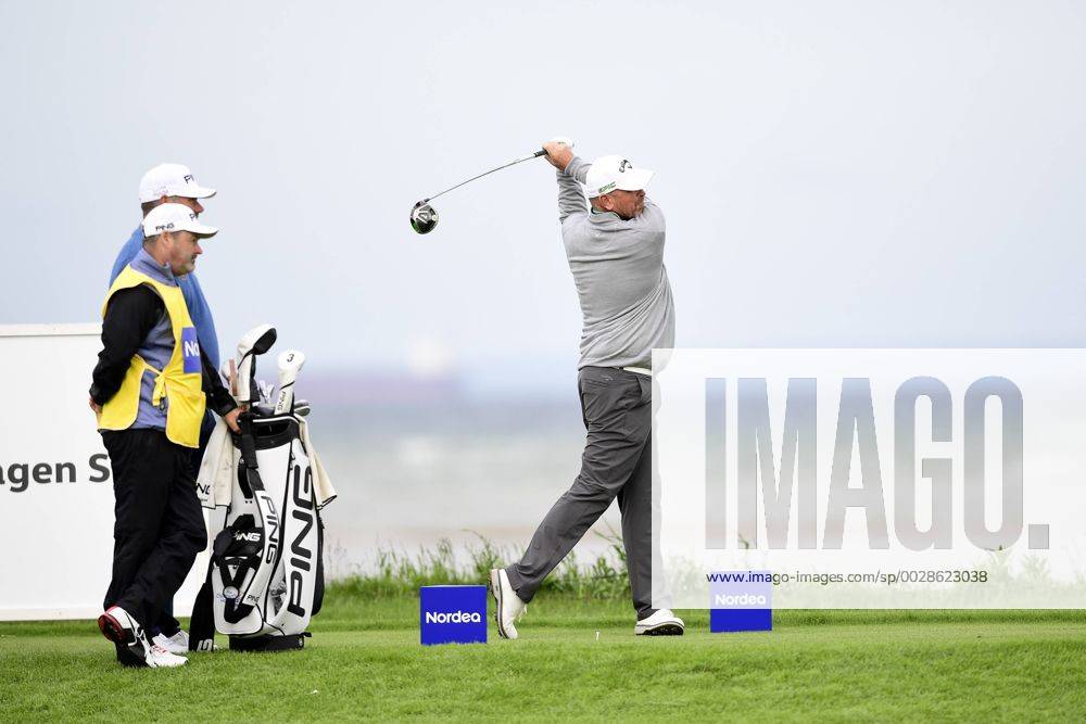 Thomas Björn, Danmark, under dag tva av golftävlingen Nordea Masters den 2 juni 2017 i Barsebäck.