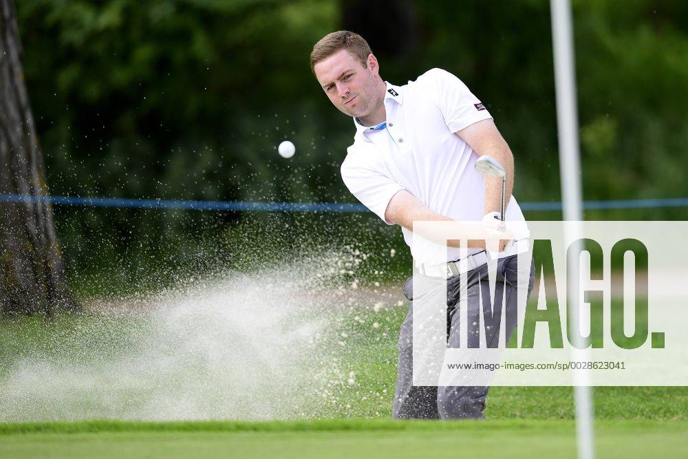 Max Orrin, England, under dag tva av golftävlingen Nordea Masters den 2 juni 2017 i Barsebäck.