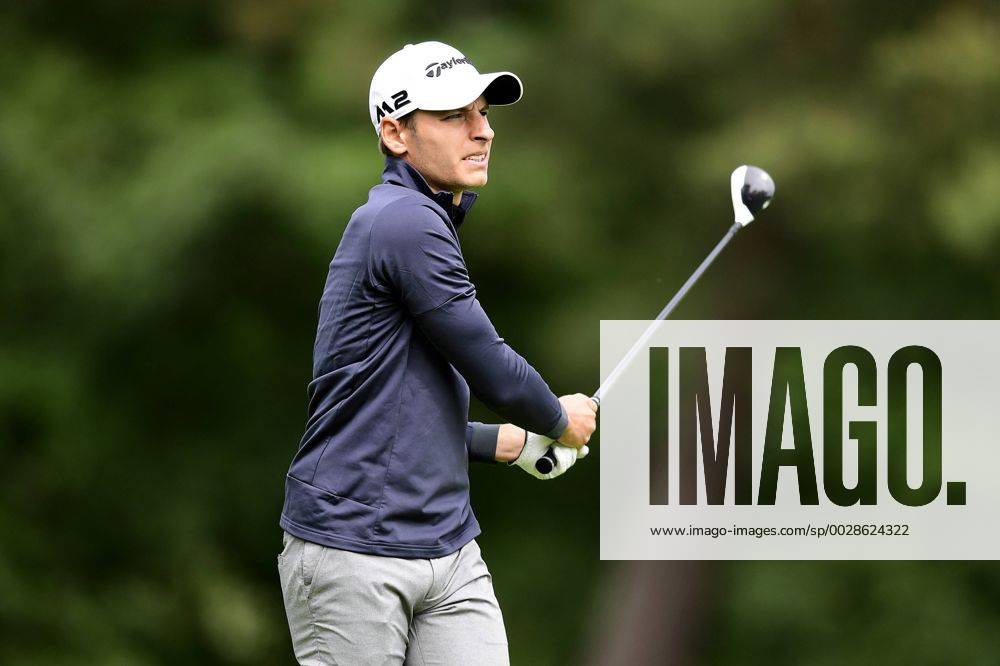 Joakim Lagergren, Sverige, under dag tva av golftävlingen Nordea Masters den 2 juni 2017 i Barsebäck.