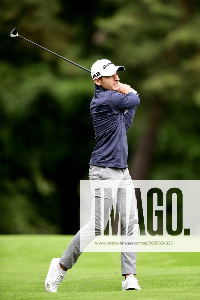 Joakim Lagergren, Sverige, under dag tva av golftävlingen Nordea Masters den 2 juni 2017 i Barsebäck.