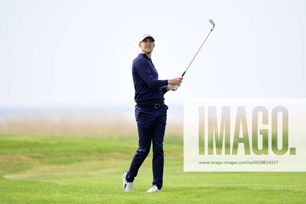 Niklas Lemke, Sverige, under dag tva av golftävlingen Nordea Masters den 2 juni 2017 i Barsebäck.