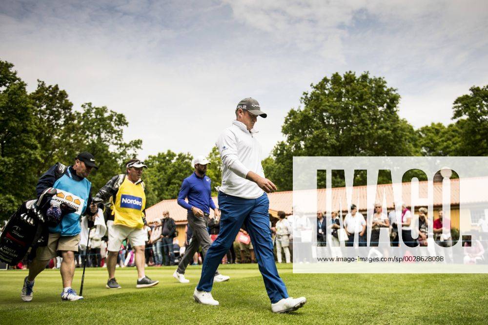 Jamie Donaldson, Wales under dag tva av golftävlingen Nordea Masters den 2 juni 2017 i Barsebäck.