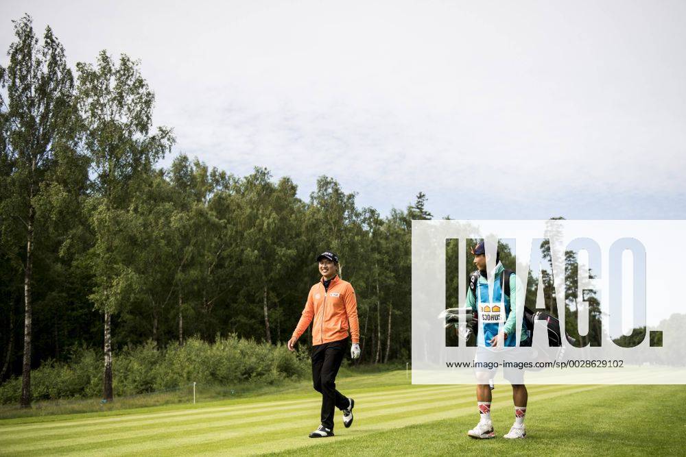 Jeunghun Wang, Korea under dag tva av golftävlingen Nordea Masters den 2 juni 2017 i Barsebäck.