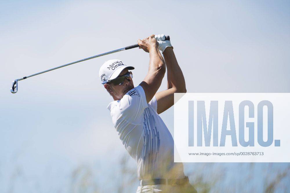 Sveriges Henrik Stenson under första omgangen i golfturneringen US Open den 15 juni 2017 i Hartford.