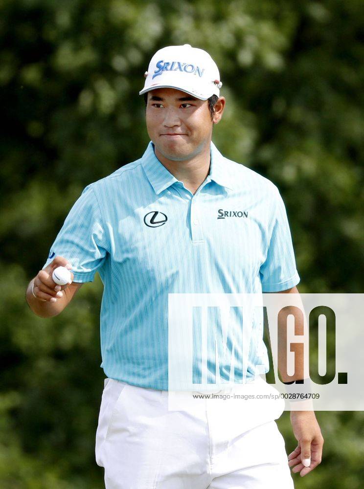 Golf: Matsuyama at U.S. Open 1st round Japan s Hideki Matsuyama acknowledges the crowd after making an eagle on the 15th hole during the first round of the U.S. Open Championship at Erin Hills in Erin, Wisconsin, on June 15, 2017. After shooting a 2-over 74, Matsuyama sat in a tie for 82nd place.