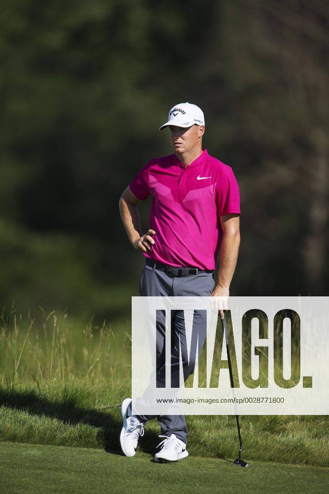Sveriges Alexander Noren under andra omgangen i golfturneringen US Open den 16 juni 2017 i Hartford.