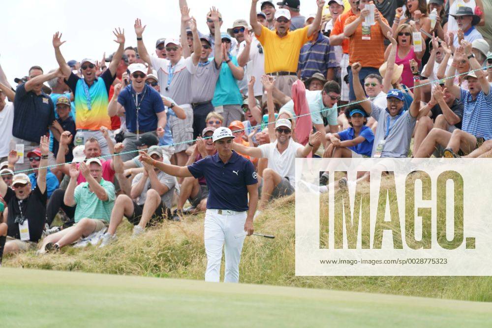 Rickie Fowler (USA), JUNE 16, 2017 - Golf : Rickie Fowler of the United States on the 7th hole during the second round of the 117th U.S. Open Championship at Erin Hills golf course in Erin, Wisconsin, United States. NOxTHIRDxPARTYxSALES. (waha020727)