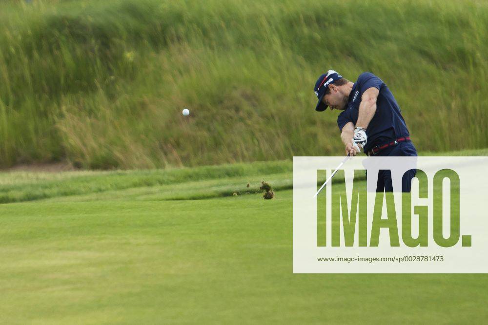 Sveriges David Lingmerth under tredje omgangen i golfturneringen US Open den 17 juni 2017 i Hartford.