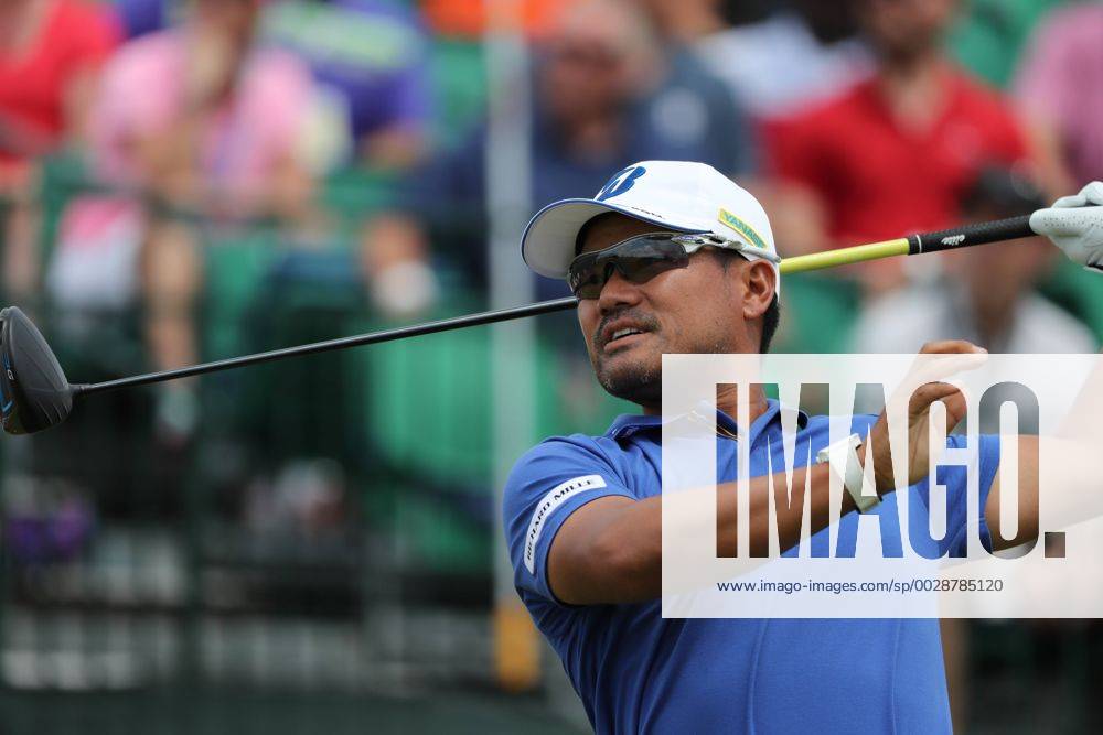 Yusaku Miyazato (JPN), JUNE 17, 2017 - Golf : Yusaku Miyazato of Japan tees off on the 1st hole during the third round of the 117th U.S. Open Championship at Erin Hills golf course in Erin, Wisconsin, United States. NOxTHIRDxPARTYxSALES. (waha020770)
