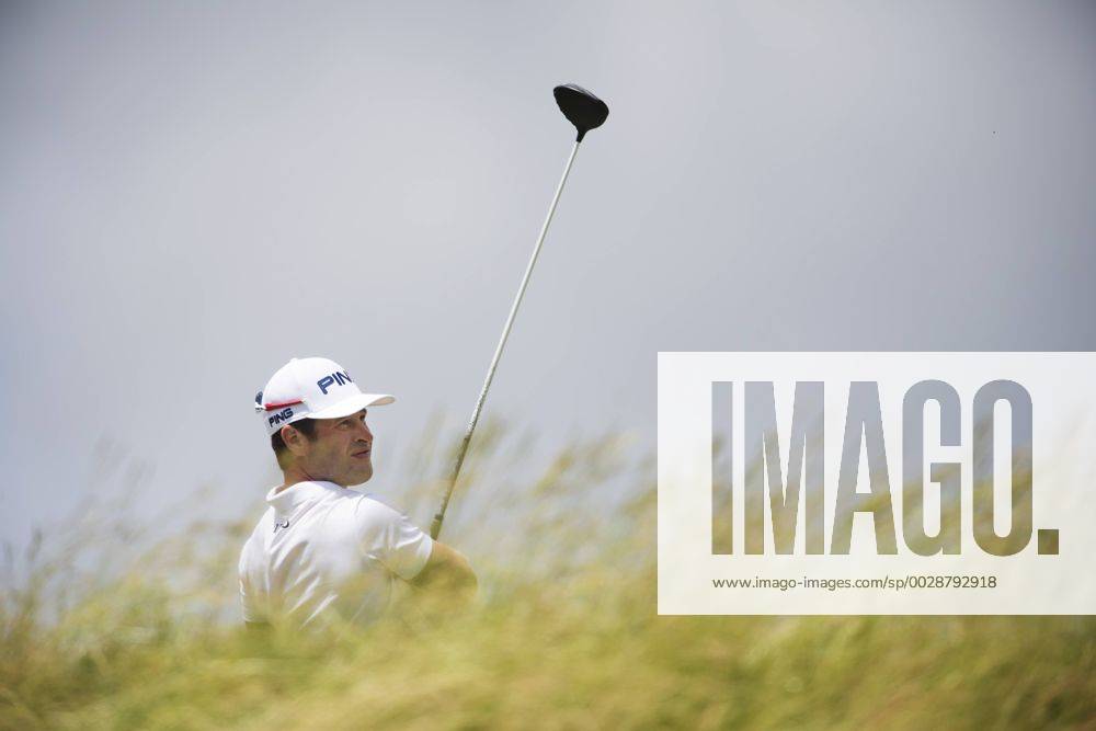 Sveriges David Lingmerth under fjärde omgangen i golfturneringen US Open den 18 juni 2017 i Hartford.